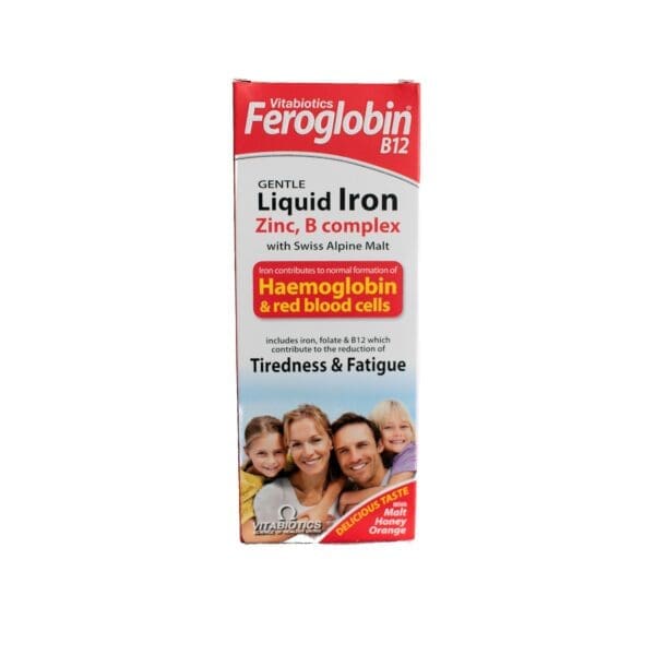 A box of liquid iron for children