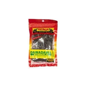 A bag of dried seaweed is shown.